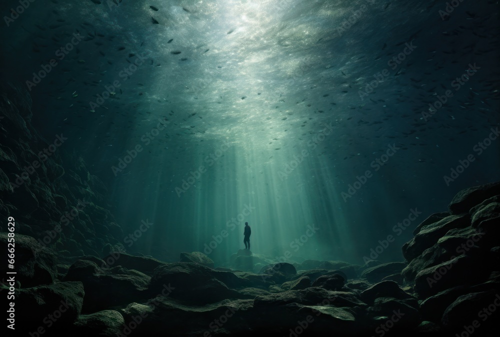 Obraz premium Scuba Action