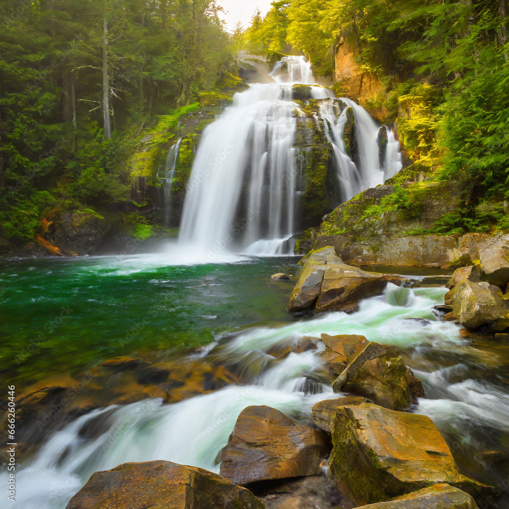 Fototapeta premium Upper Catabwa Falls