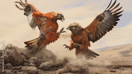 Eagles flexing around © Thorsten Ulbricht