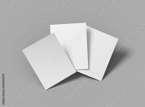 Wallpaper Mural Blank 8.5 x 11 inc flyer render to present your design. Torontodigital.ca