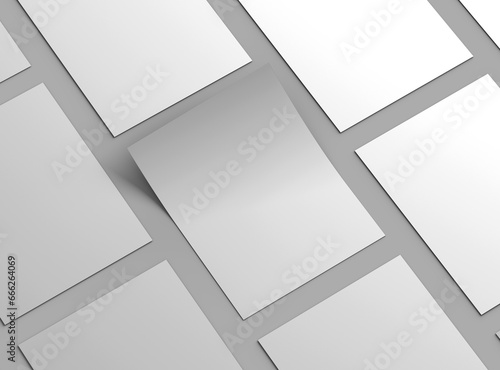 Wallpaper Mural Blank 8.5 x 11 inc flyer render to present your design. Torontodigital.ca