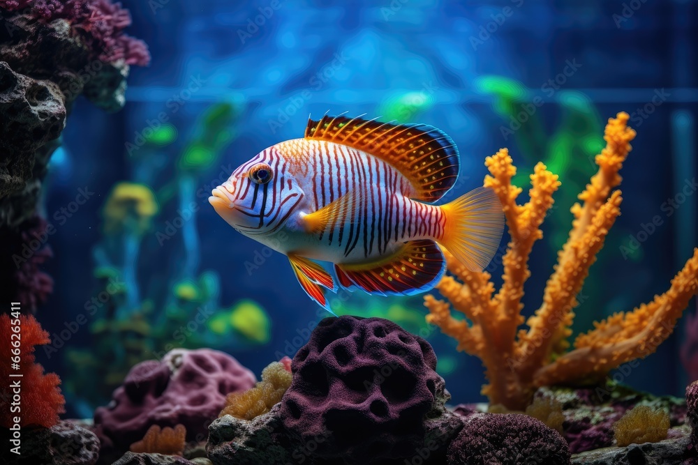 Tropical fish in an aquarium Tropical fish in an aquarium