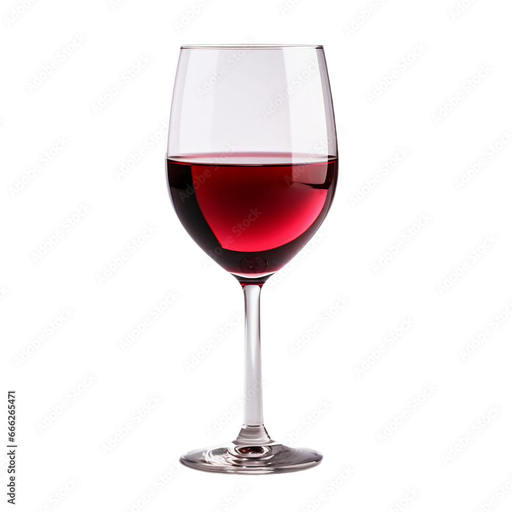 glass of port wine isolated on white background, ai generated glass of port wine isolated on white background, ai generated