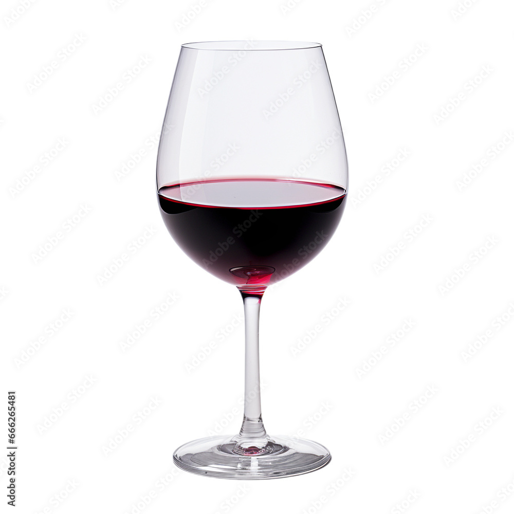 glass of red wine isolated on white background, ai generated glass of red wine isolated on white background, ai generated