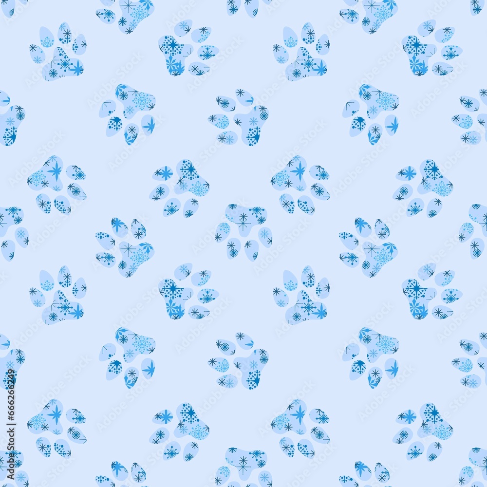 Animals footprints seamless cat and dogs pattern for wrapping paper and fabrics and linens and kids clothes print Animals footprints seamless cat and dogs pattern for wrapping paper and fabrics and linens and kids clothes print