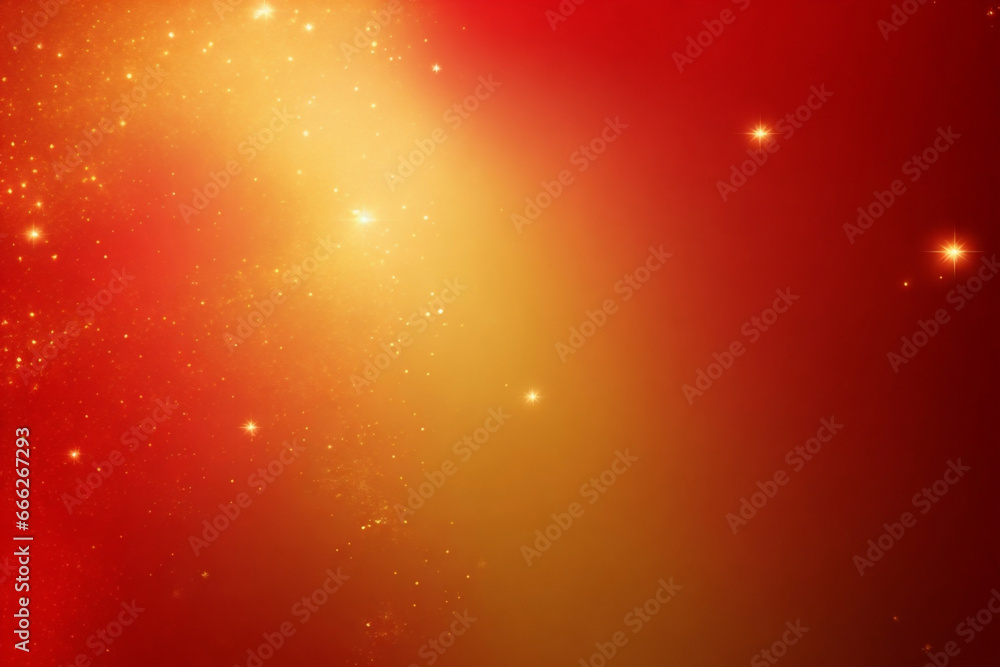  beautiful red background with gold christmas elements with space for text