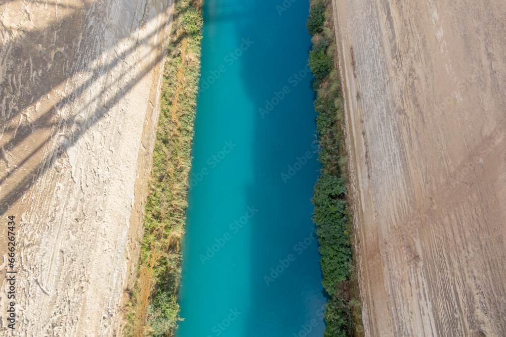 Corinth Canal seen from above