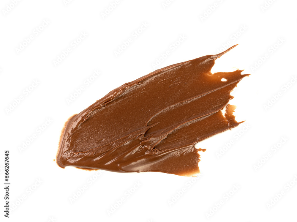 Chocolate Smear Isolated, Melted Chocolate Texture on White Background, Chocolate Sauce Pattern Chocolate Smear Isolated, Melted Chocolate Texture on White Background, Chocolate Sauce Pattern