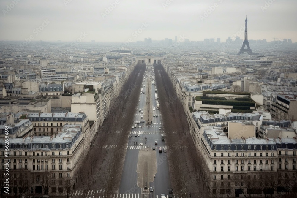 A graceful metropolis: Paris. Generative AI