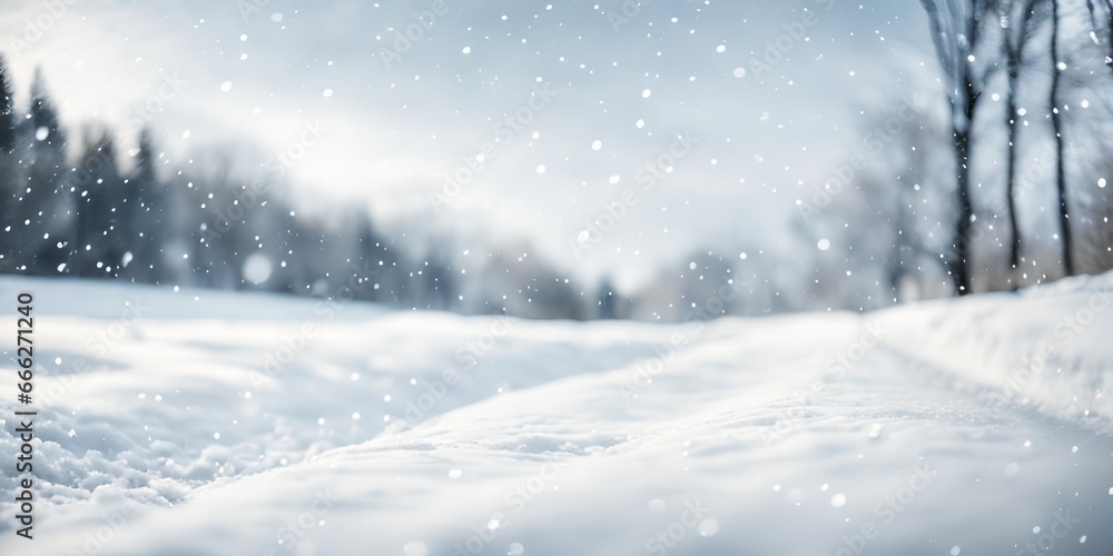 Fototapeta premium Winter background