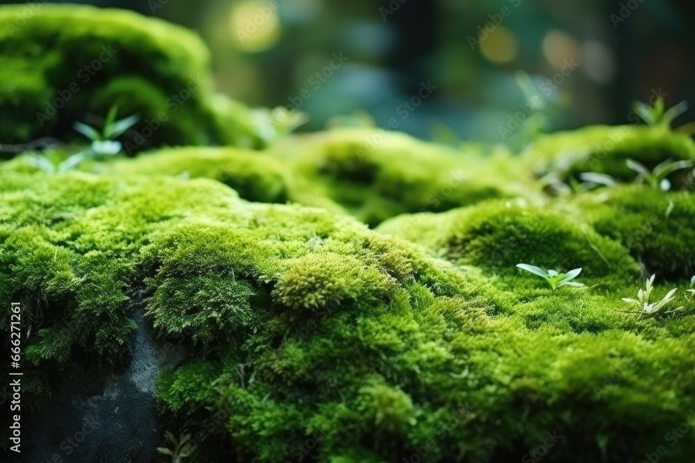 Beautiful Bright Green moss Beautiful Bright Green moss