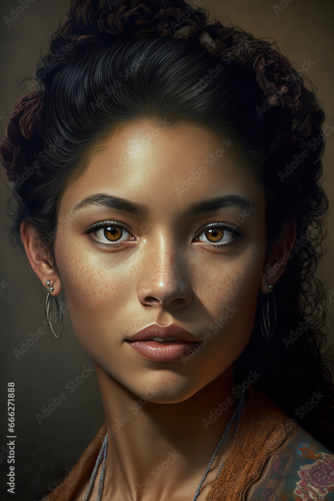 Fototapeta premium portrait of a woman