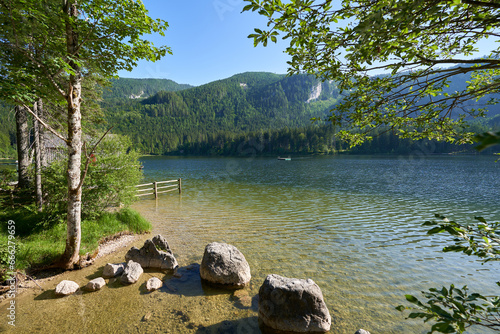 Lake Oedensee in Styria (Austria) in summer photo