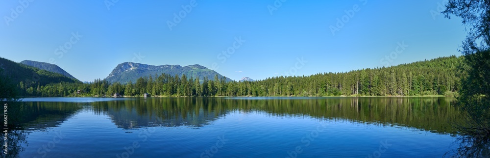 Lake Oedensee in Styria (Austria) in summer.