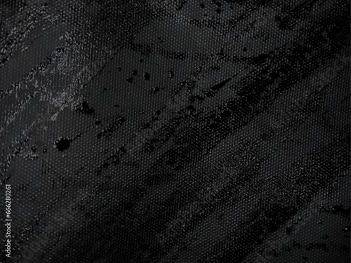 Black wet fabric cloth texture background set. Dark clothing material. Vintage overlay texture for cd, vinyl, album cover. Overlay traced texture. (Full Vector)