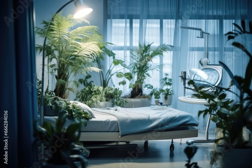 Blooms of Comfort  A Hospital Room Transformed with Floral Elegance  Creating a Healing Oasis of Nature s Beauty