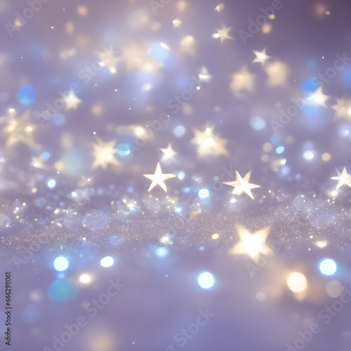 Christmas and New Year 2024 Wallpaper with Bokeh Background  beautiful  elegant sparkly decoration and copy space