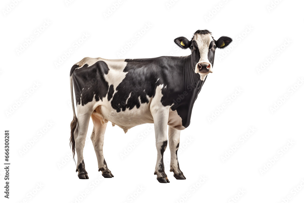 cow, calf  isolated on white background. Png file