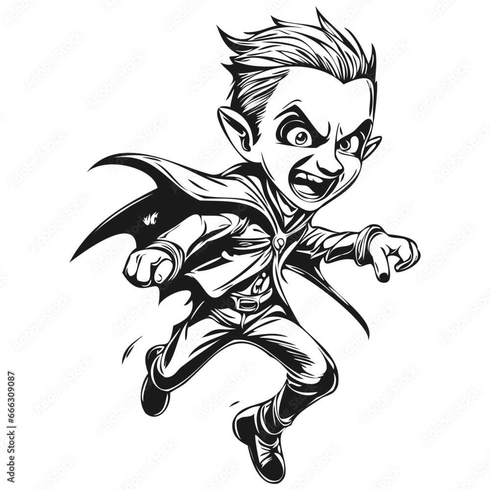 Mysterious Halloween Vampiric Fangs in Vector Mysterious Halloween Vampiric Fangs in Vector