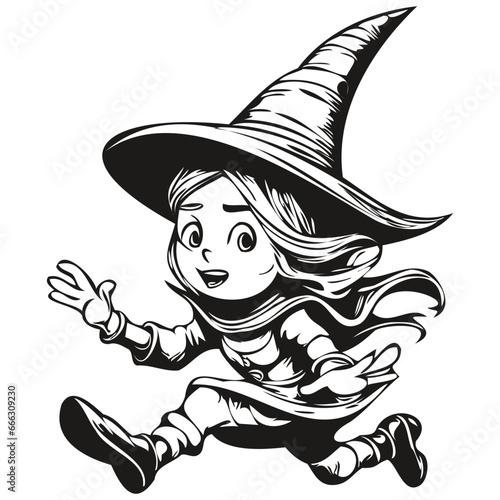 Scary Enchantress Phenomenon in Monochrome