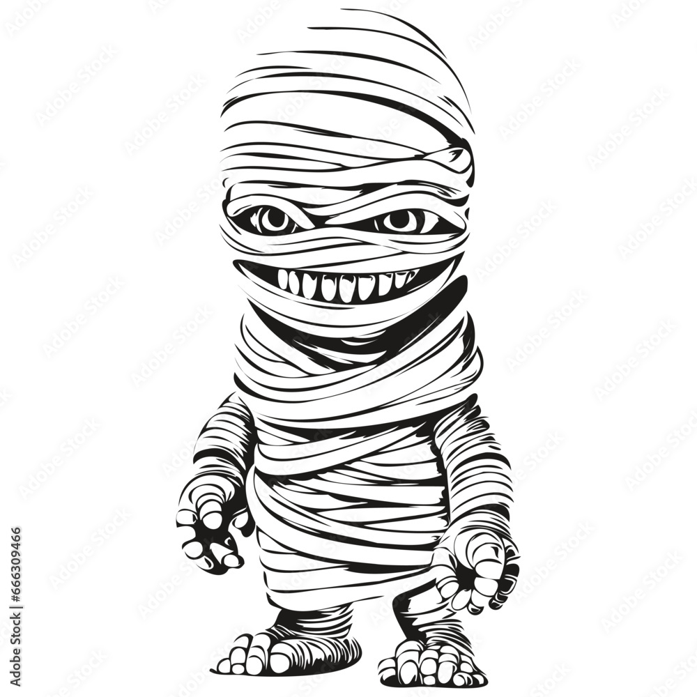 Tomb Guardian's Curse for Halloween Creations in Vector Tomb Guardian's Curse for Halloween Creations in Vector