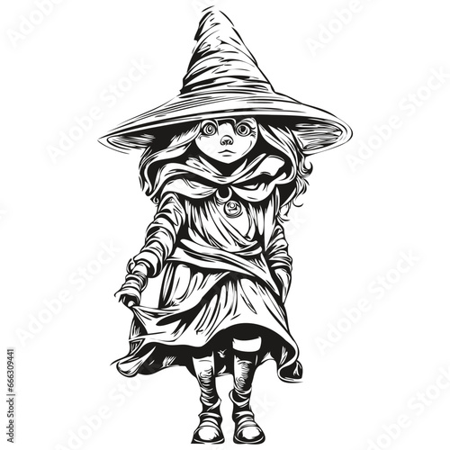 Spooky Monochrome Sorcery Presence