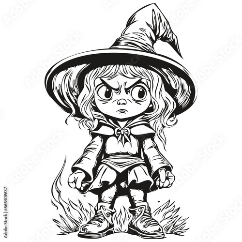 Transparent Halloween Witch for Halloween Image