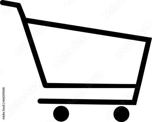 shopping cart icon vetor