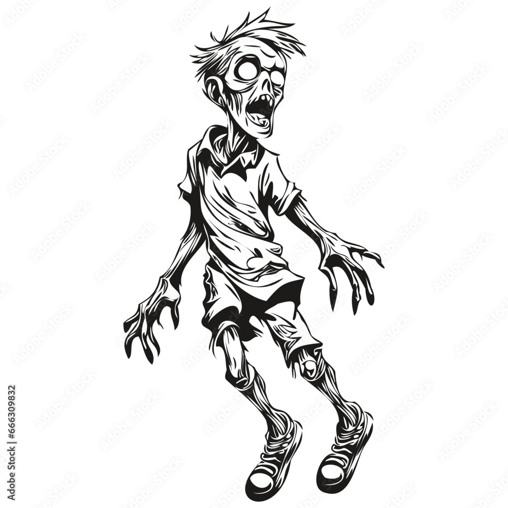 undead Haunting in Vector for Spooky Image undead Haunting in Vector for Spooky Image