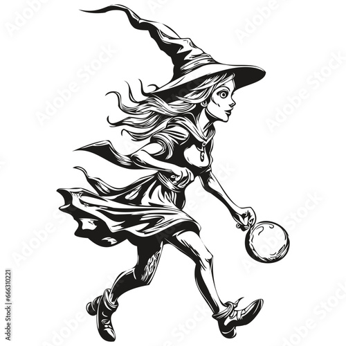Witch in Monochrome Haunting