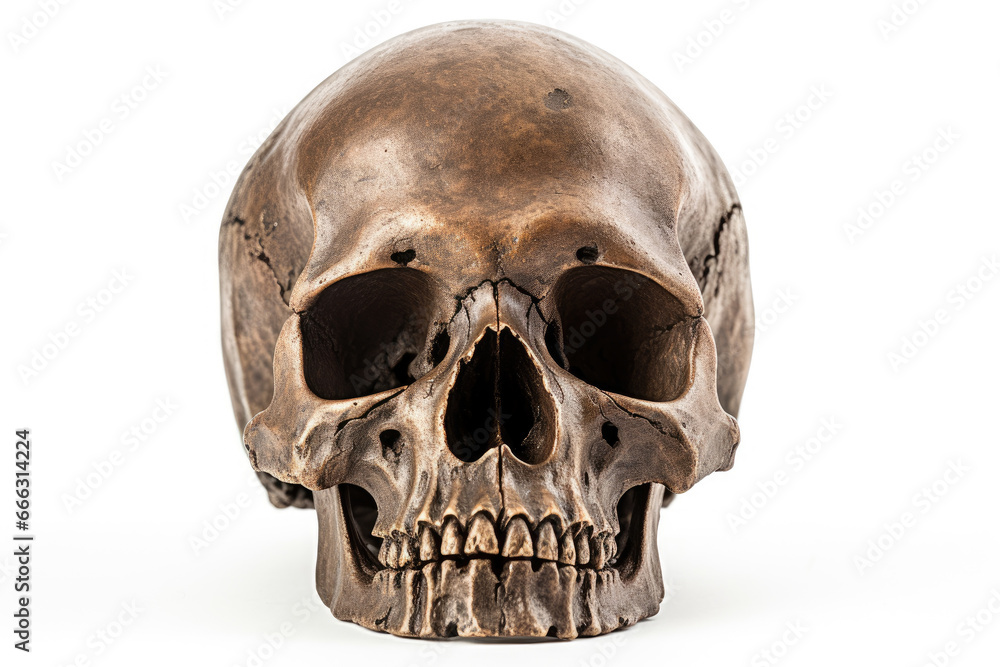 Skull head isolated on white background Skull head isolated on white background