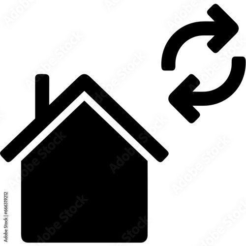 Home homepage icon symbol vector image. Illustration of the house real estate graphic property design image © Yanuar