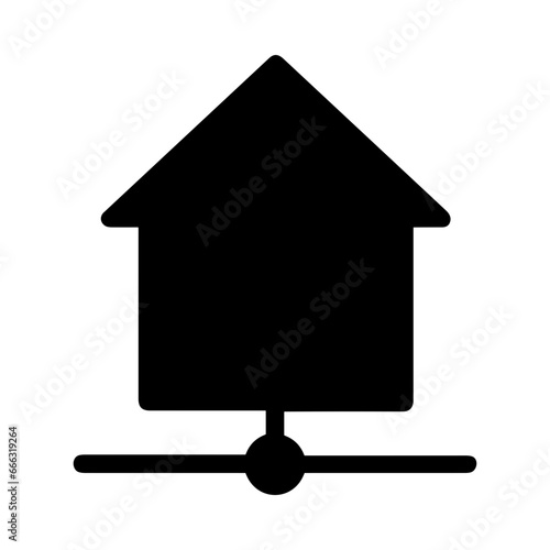 Home homepage icon symbol vector image. Illustration of the house real estate graphic property design image