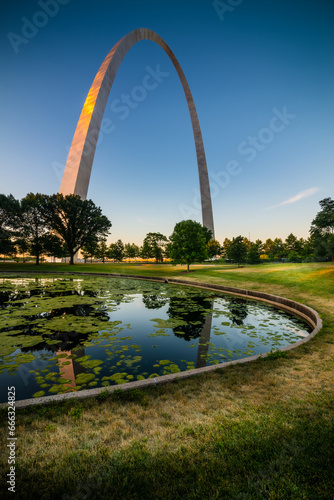 Gateway Arch in St. Louis, Missouri 