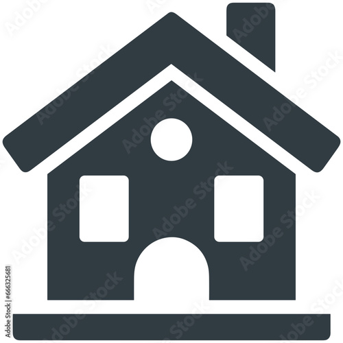 Home homepage icon symbol vector image. Illustration of the house real estate graphic property design image