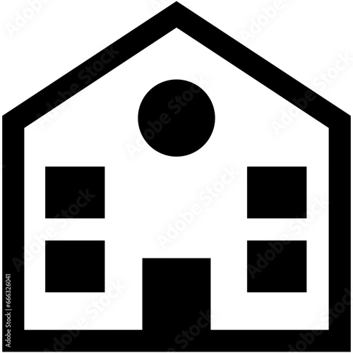 Home homepage icon symbol vector image. Illustration of the house real estate graphic property design image