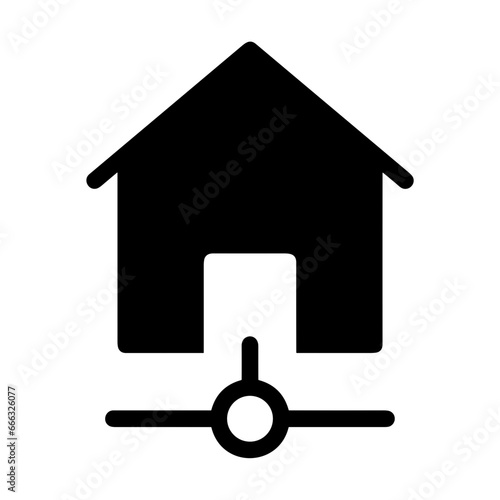 Home homepage icon symbol vector image. Illustration of the house real estate graphic property design image
