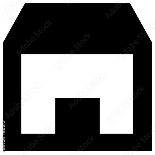 Home homepage icon symbol vector image. Illustration of the house real estate graphic property design image