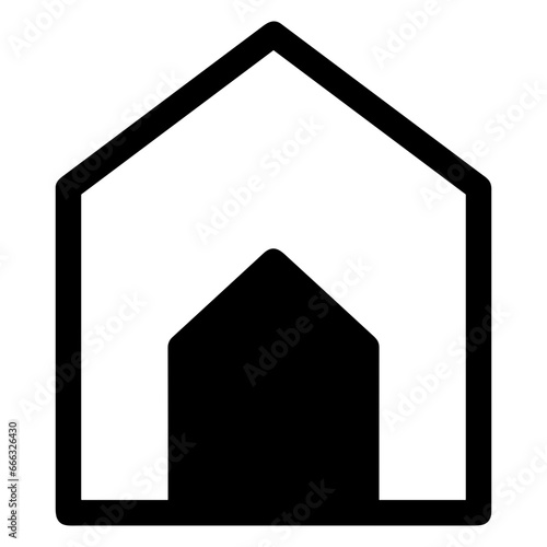 Home homepage icon symbol vector image. Illustration of the house real estate graphic property design image