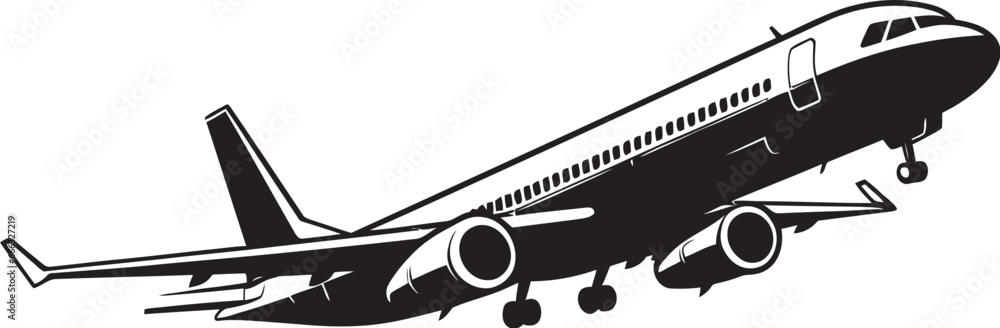 Aircraft Noir Precision in Black Silent Skies Stealth Mode Aircraft Noir Precision in Black Silent Skies Stealth Mode