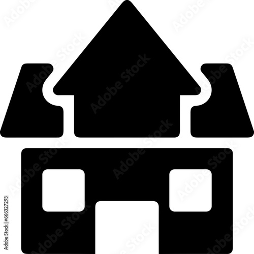 Home homepage icon symbol vector image. Illustration of the house real estate graphic property design image