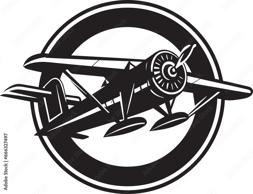 Aviation in the Night Black Aircraft Vector Jet Silhouette Symphony Vector Excellence