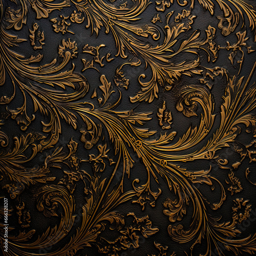 Dark background with an ornate overall design.