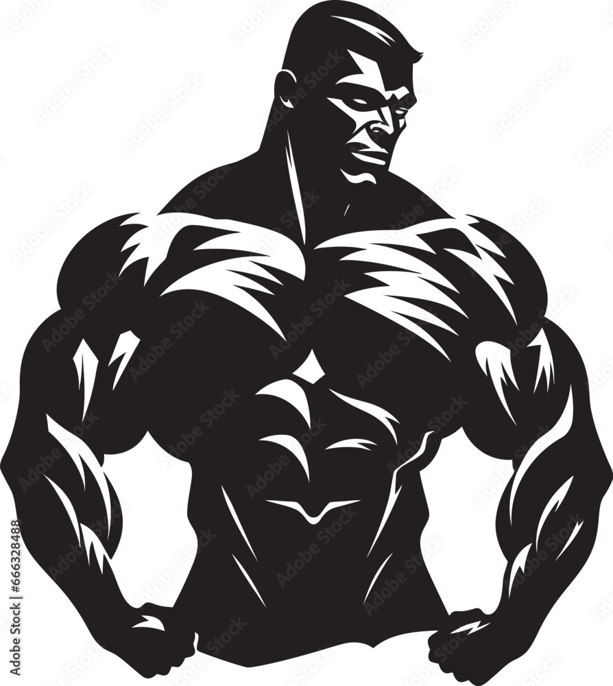 Dynamic Dark Gains Black Vector Fitness Aesthetic Ascendancy Vector Bodybuilder Precision