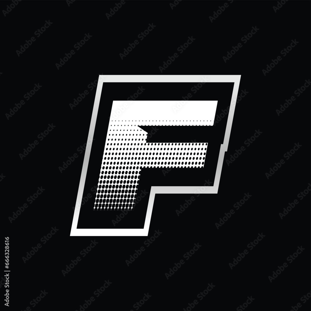 Letter F Speed Logo Design Template Inspiration, Vector Illustration For Sticker, Racing.