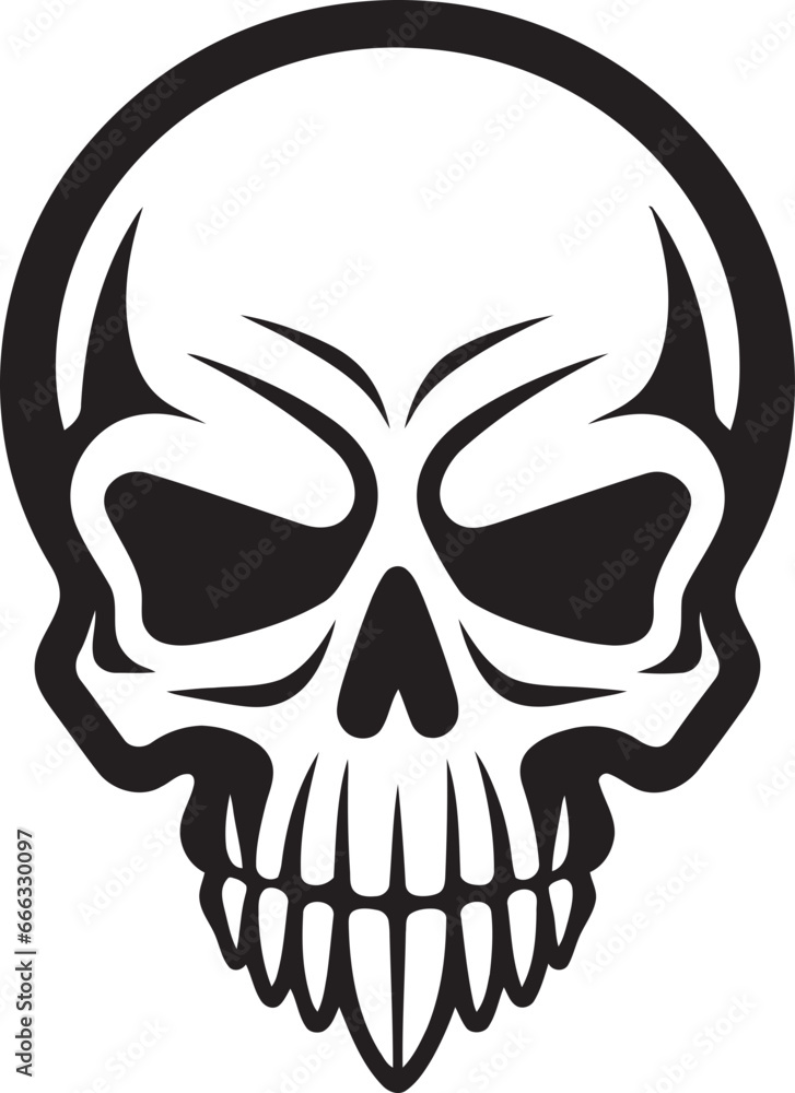 Sculpted Attitude Monochromatic Skullhead Magic Stylish Skullhead Revolution Black Vector Craft Sculpted Attitude Monochromatic Skullhead Magic Stylish Skullhead Revolution Black Vector Craft