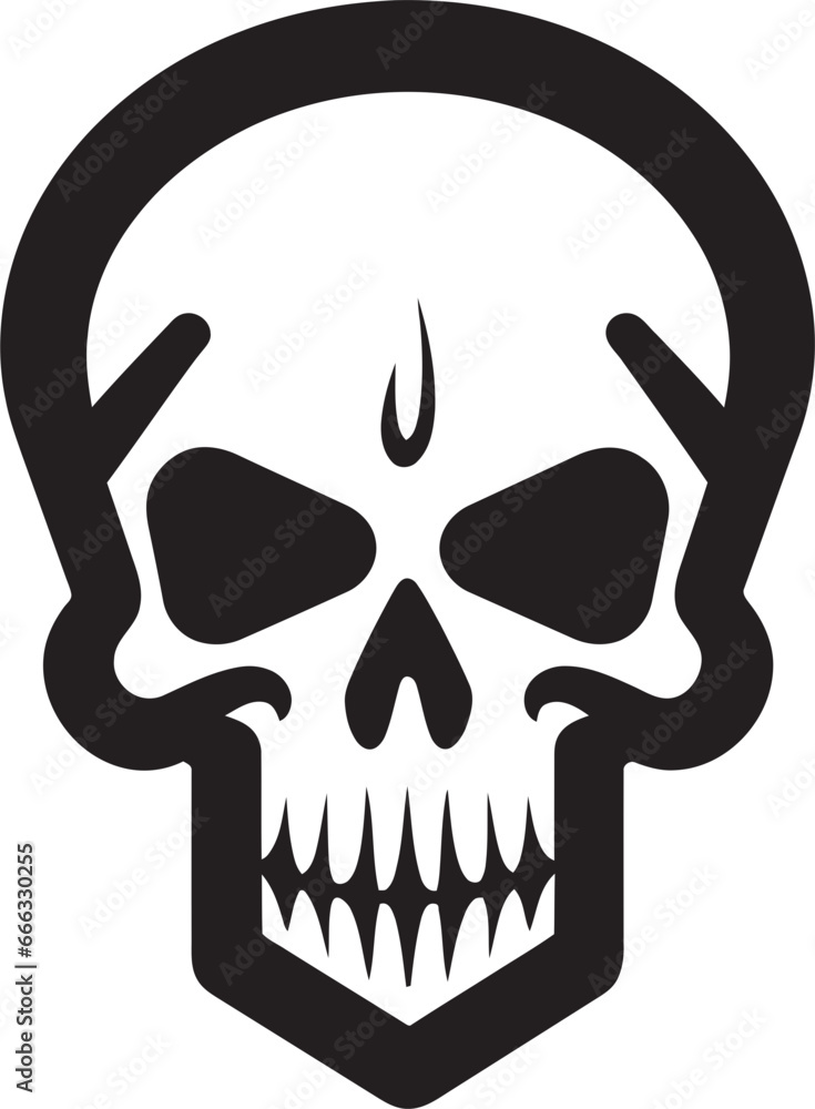 Chic Groove Funky Urban Monochrome Art Elegant Rebellion Black Skullhead in Style Chic Groove Funky Urban Monochrome Art Elegant Rebellion Black Skullhead in Style