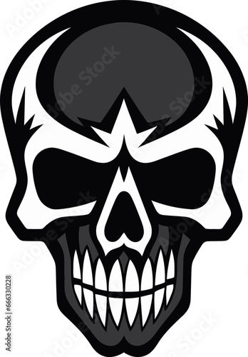 Skullhead Swagger Funky Black Vector Groove Chic Vibe A Stylish Skullhead Art Revolution
