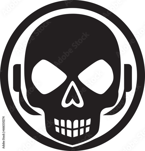 Cool Couture Elegance and Urban Swagger in Skullhead Elegant Serenade A Monochromatic Skullhead Charm