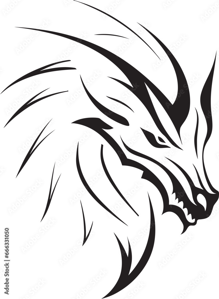 Fierce Elegance Monochrome Vector Artistry of the Inky Dragon Inky Dragons Roar Black Vector Power and Fiery Grace Fierce Elegance Monochrome Vector Artistry of the Inky Dragon Inky Dragons Roar Black Vector Power and Fiery Grace